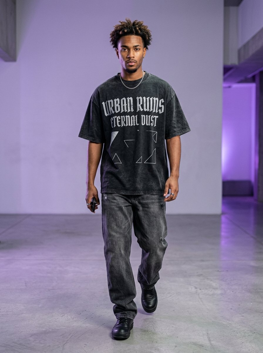 Urban Ruins Genesis Heavy Tee, dark gothic streetwear